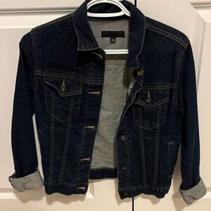 Uniqlo Men's Dark Blue Denim Jacket